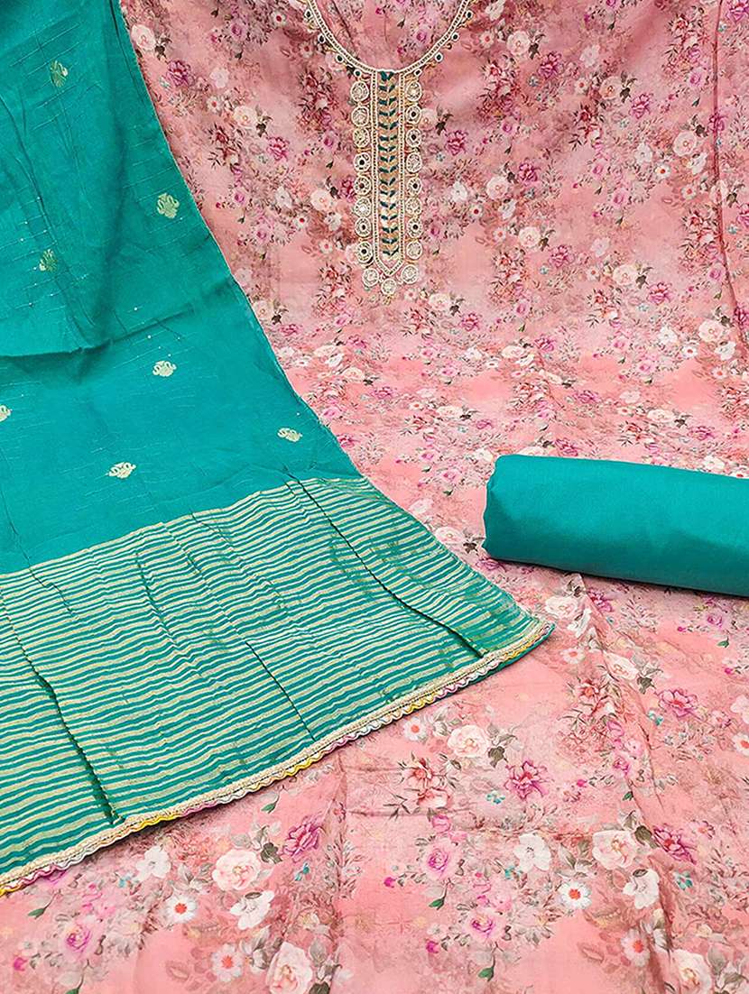 women floral embroidered unstitched suit set - 22182708 -  Standard Image - 3