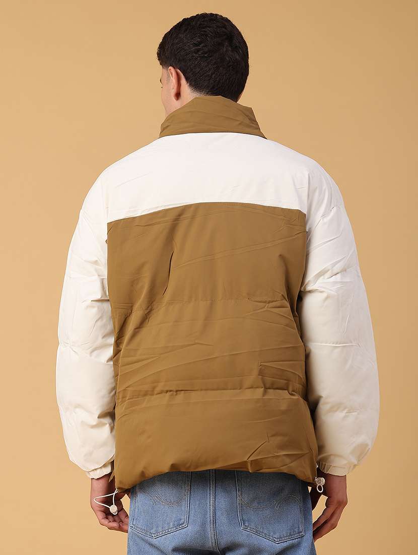 men color block long sleeve lightweight puffer jacket - 22182851 -  Standard Image - 3