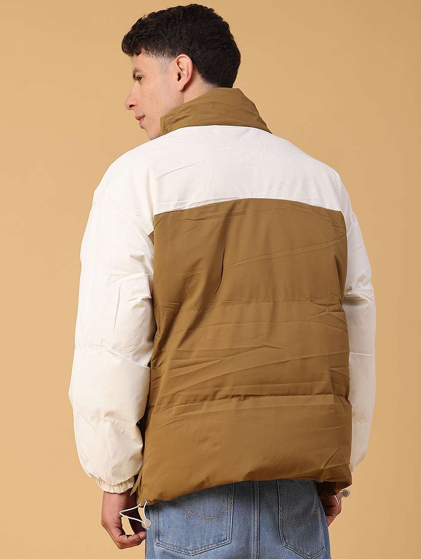 men color block long sleeve lightweight puffer jacket - 22182853 -  Standard Image - 3