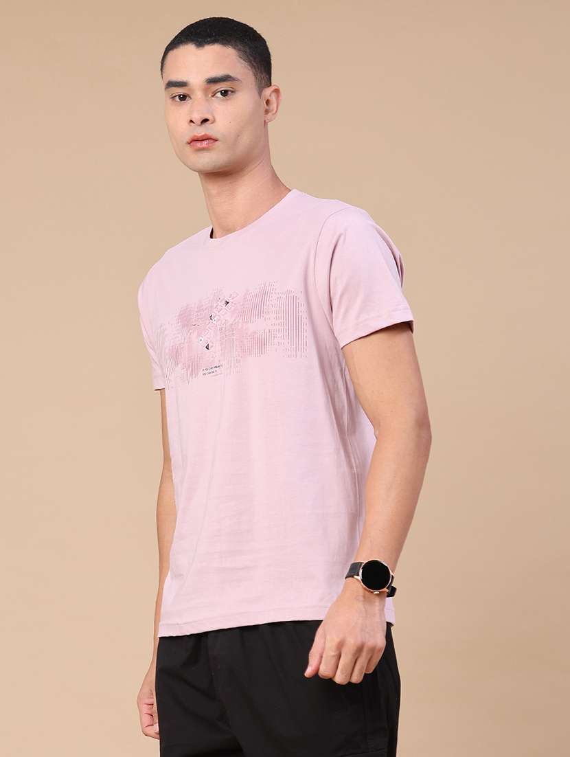 men printed short sleeve slim fit t-shirt - 22183008 -  Standard Image - 3