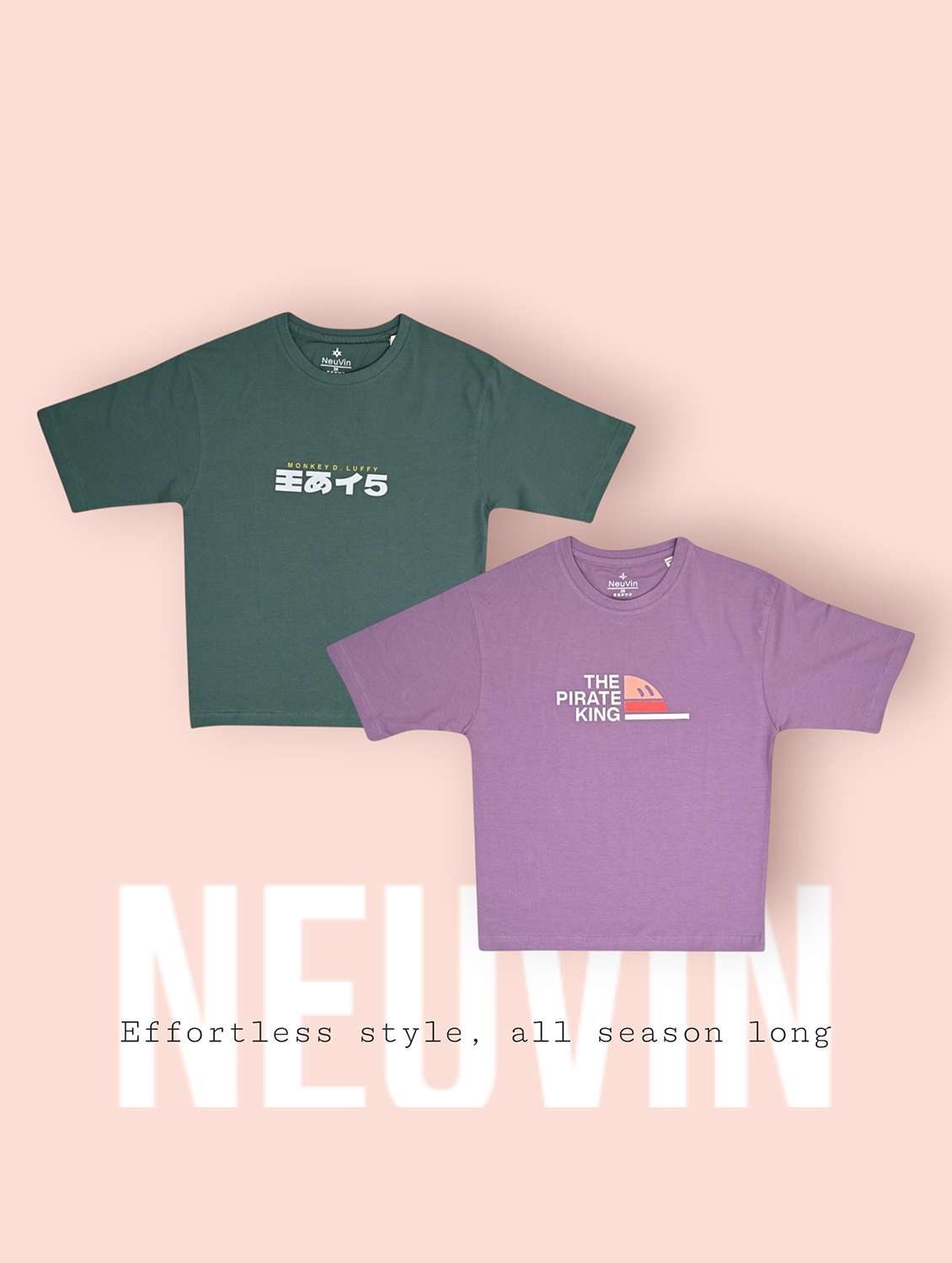 boys pack of 2 printed short sleeve t-shirt