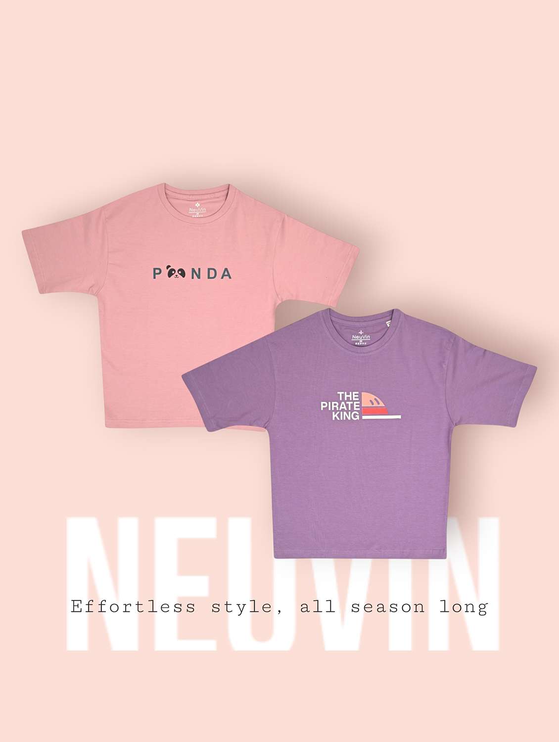 boys pack of 2 printed short sleeve t-shirt