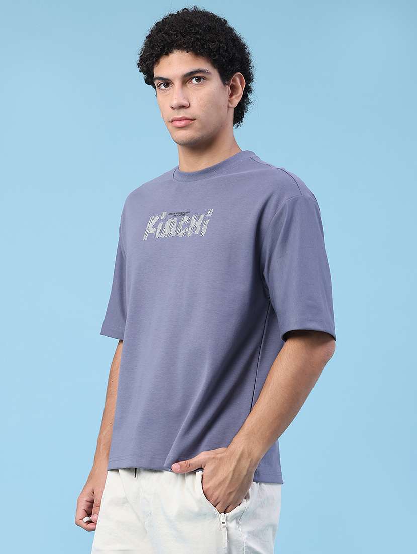 men printed short sleeve loose fit t-shirt - 22183230 -  Standard Image - 3