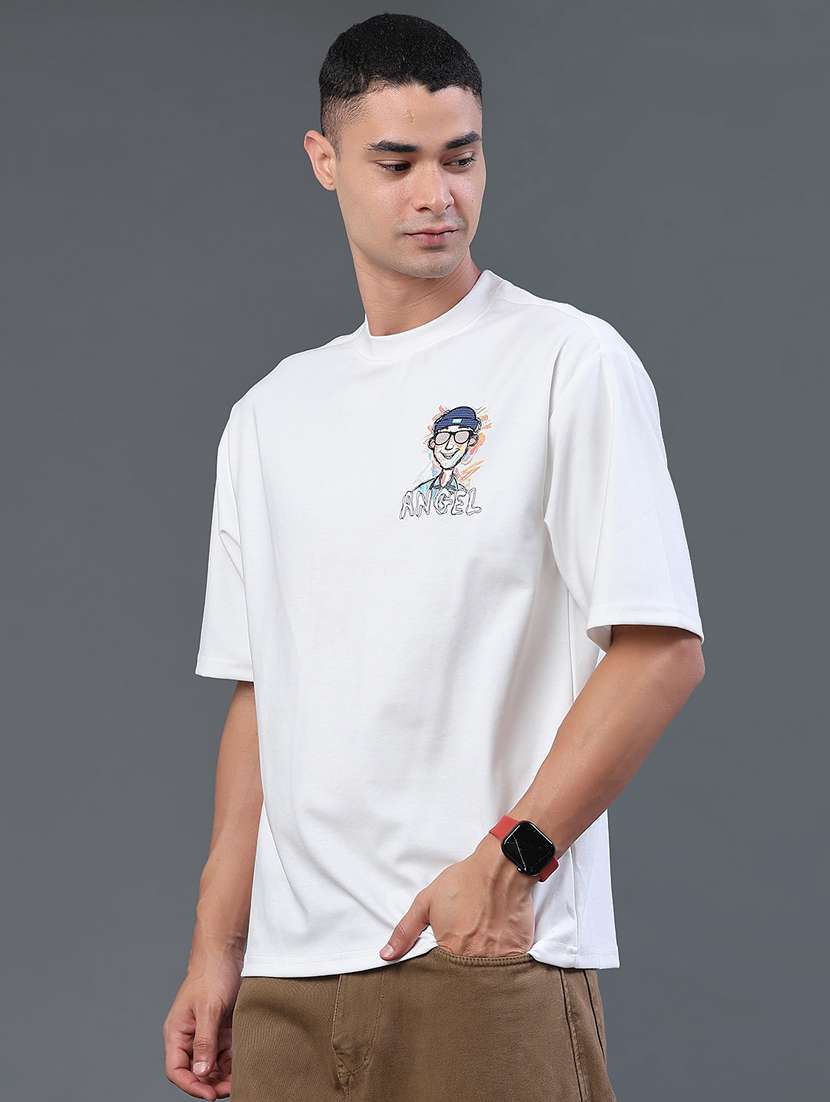 men printed round neck loose fit t-shirt - 22183231 -  Standard Image - 3