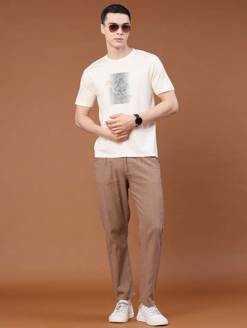 men printed round neck regular t-shirt - 22183233 -  Standard Image - 5