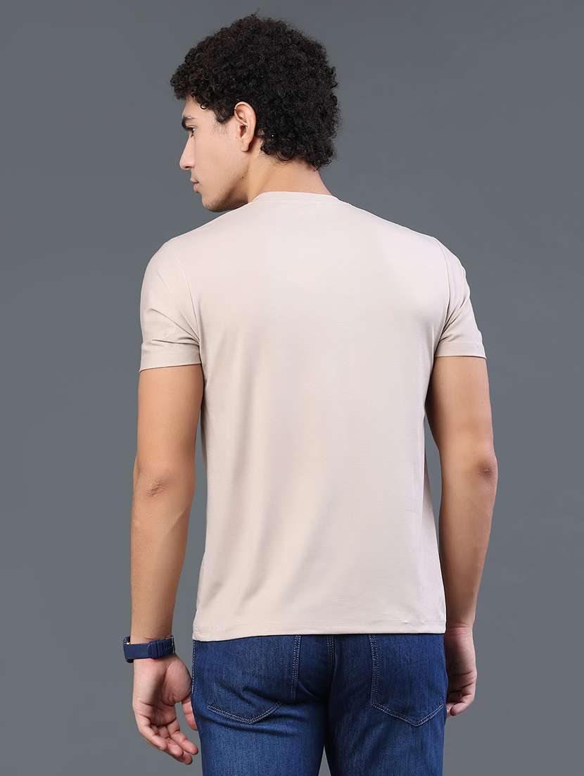 men printed round neck regular t-shirt - 22183234 -  Standard Image - 5