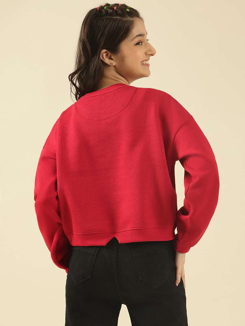 girls printed long sleeve sweatshirt - 22183353 -  Standard Image - 3