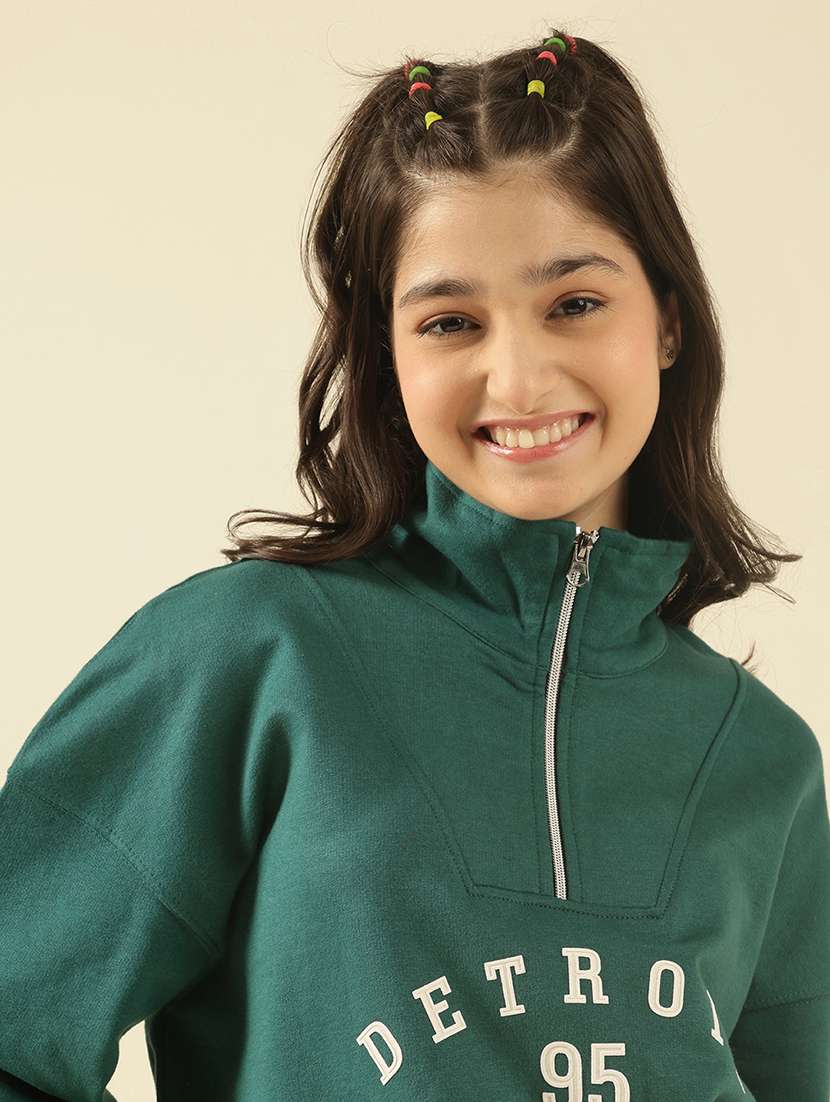 girls printed long sleeve sweatshirt - 22183357 -  Standard Image - 5