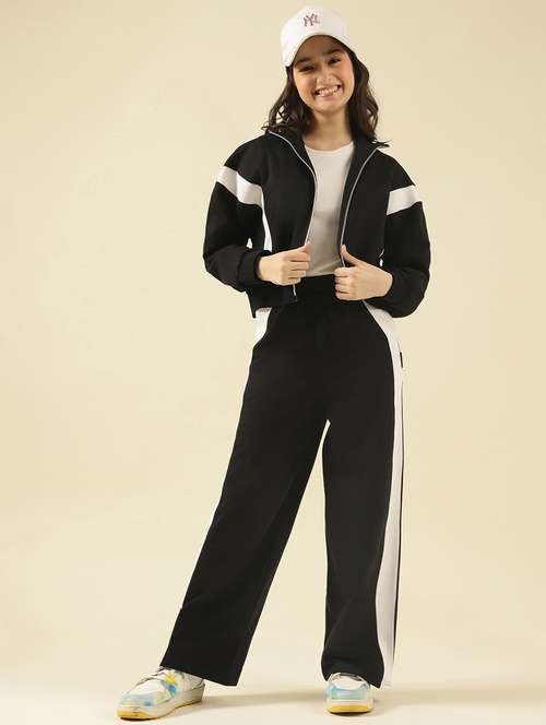 girls color blocked active wear co-ord set - 22183358 -  Standard Image - 0