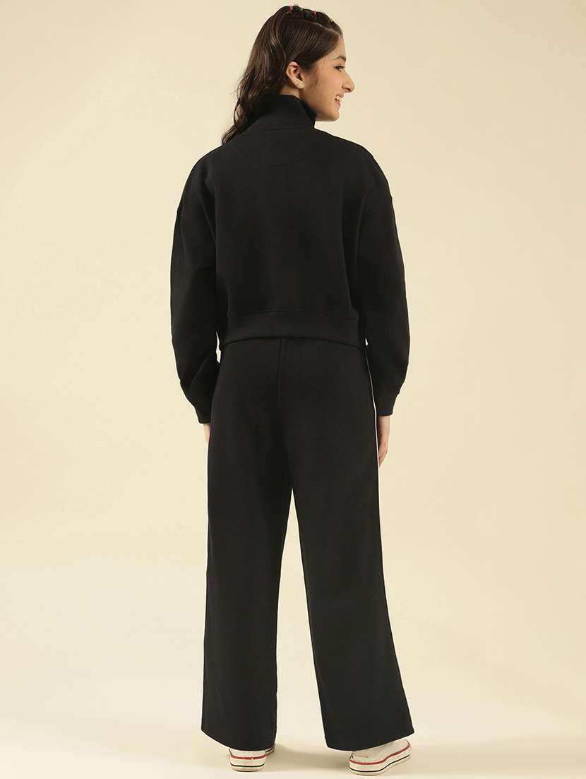 girls solid active wear co-ord set - 22183361 -  Standard Image - 3