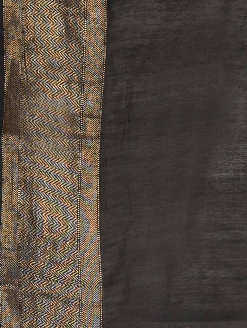 women solid with bordered saree with blouse - 22183744 -  Standard Image - 8