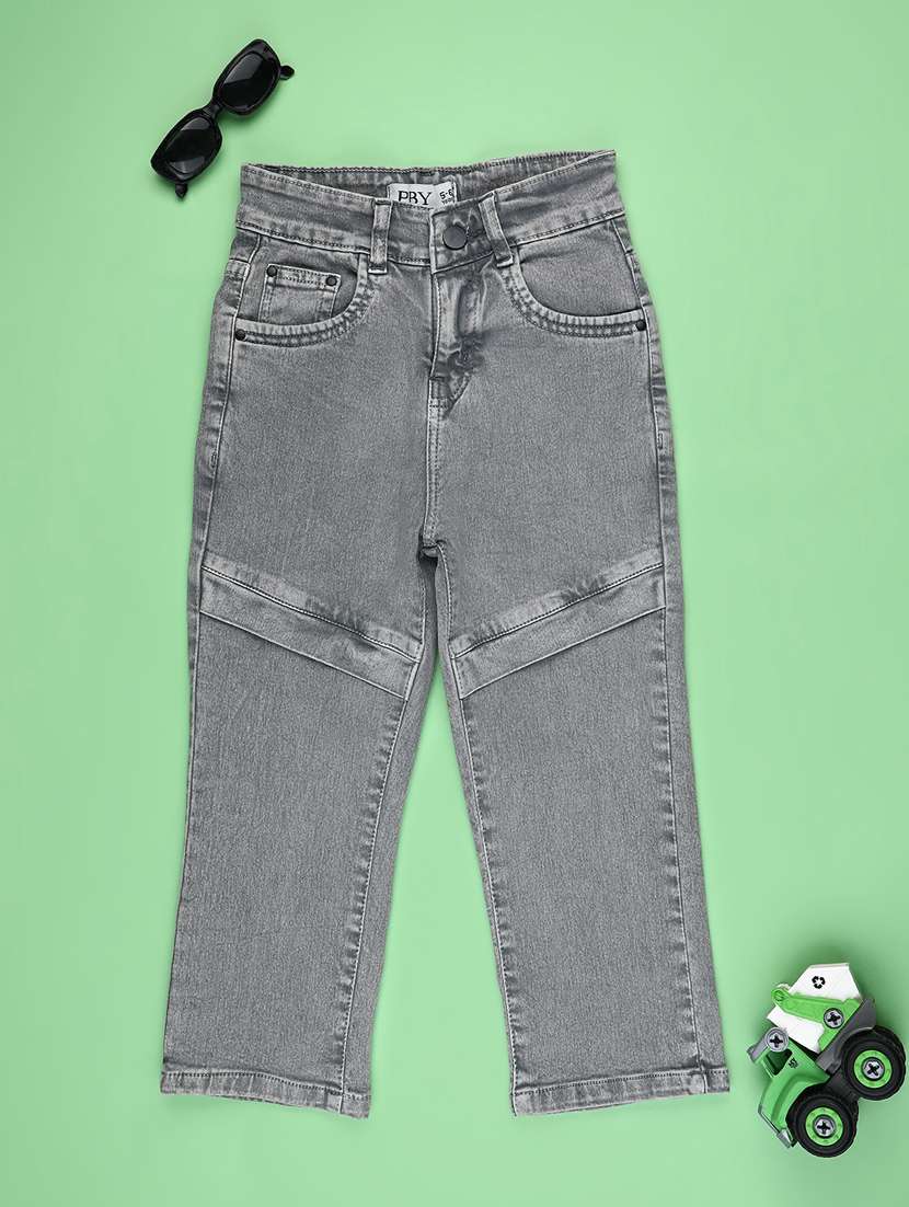 boys washed mid rise jeans 