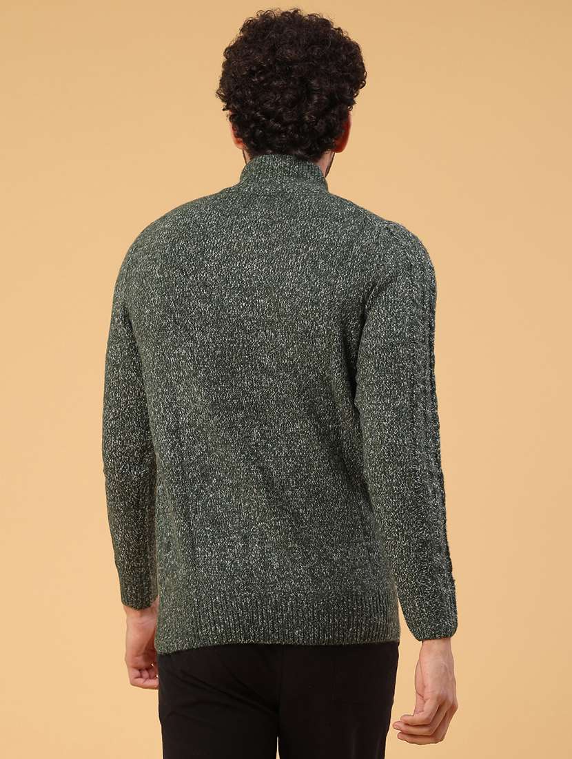 men self design long sleeve regular fit pullover - 22183942 -  Standard Image - 3