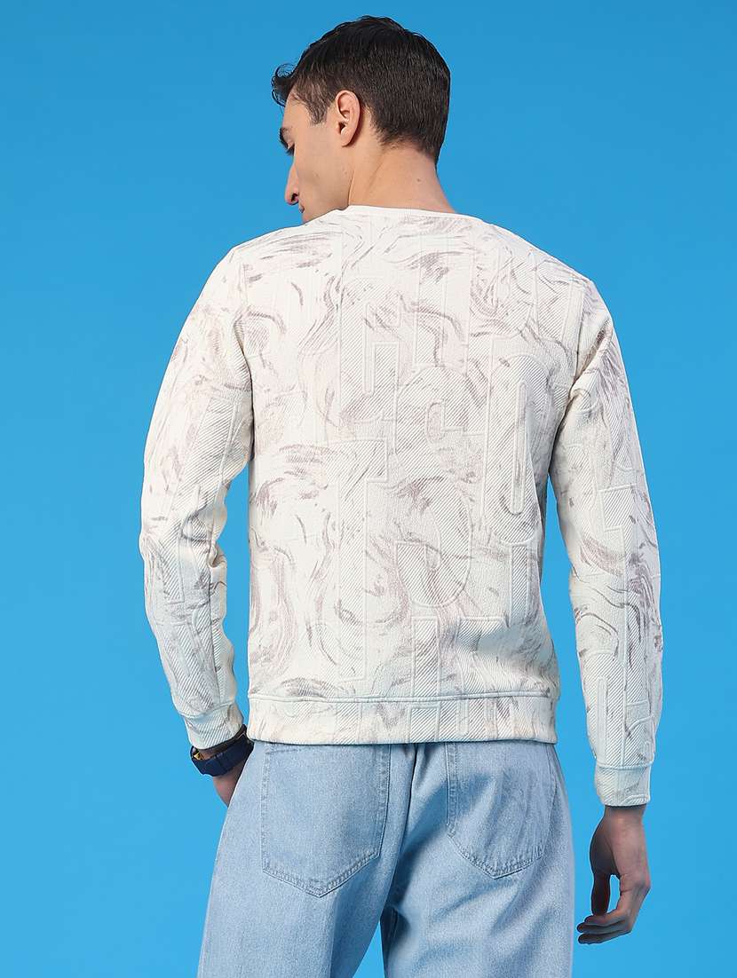 men round neck long sleeve sweatshirt - 22183984 -  Standard Image - 3