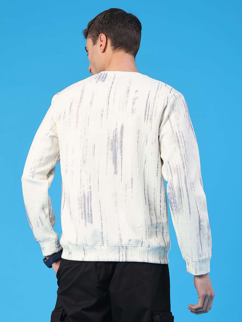 men round neck long sleeve sweatshirt - 22183988 -  Standard Image - 3