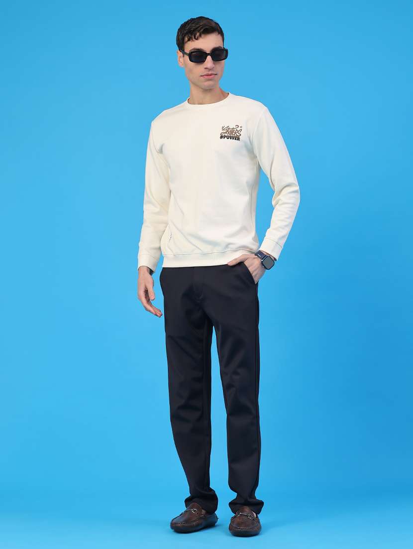 men round neck long sleeve sweatshirt - 22184009 -  Standard Image - 5