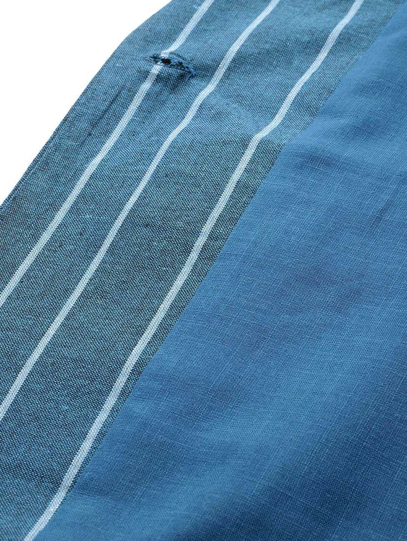 women striped long sleeve single breasted blazer - 22184216 -  Standard Image - 5