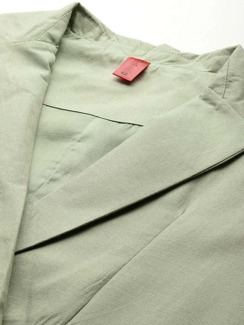 women solid long sleeve double breasted blazer - 22184218 -  Standard Image - 5