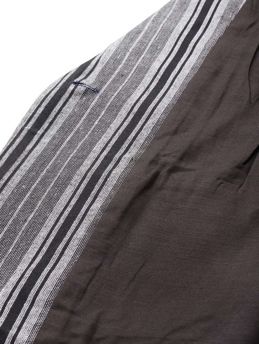 women striped long sleeve single breasted blazer - 22184221 -  Standard Image - 5