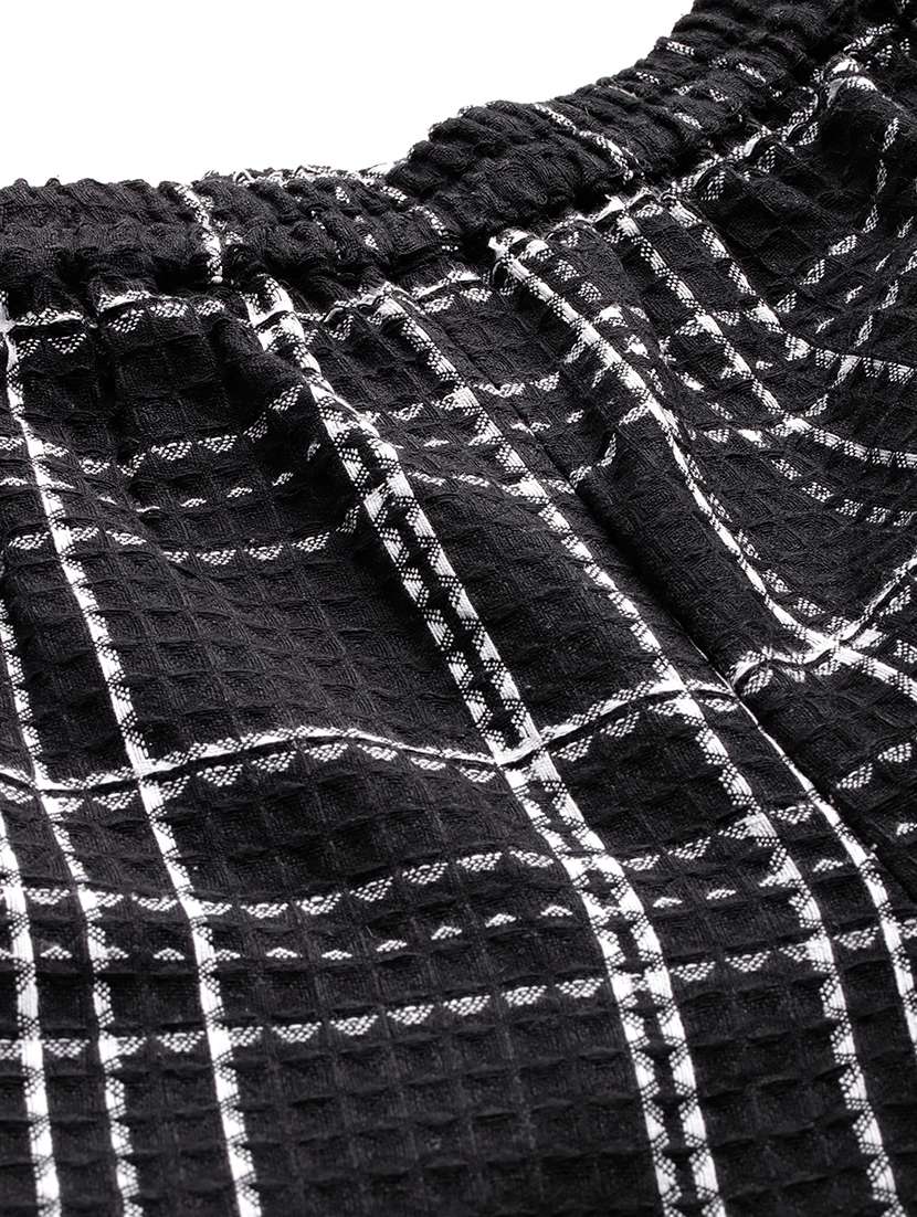 women checkered shirt & trouser co-ord set - 22184236 -  Standard Image - 5