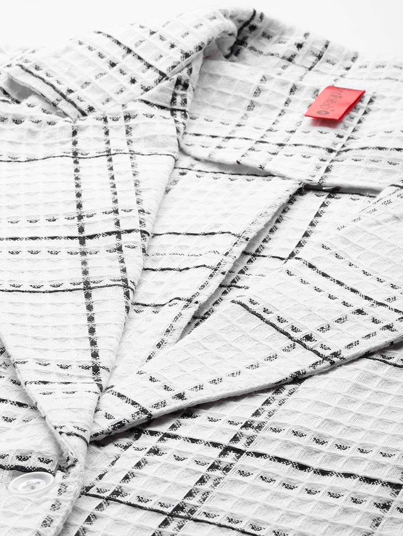 women checkered blazer & trouser co-ord set - 22184237 -  Standard Image - 5