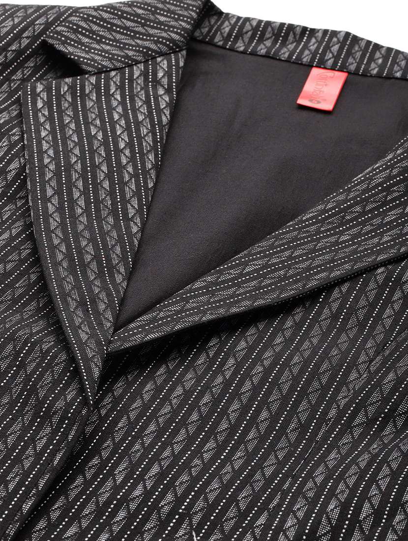 women self design blazer & trouser co-ord set - 22184241 -  Standard Image - 5