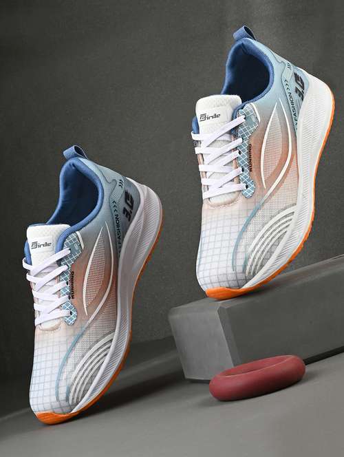 men printed lace up sport shoes - 22184248 -  Standard Image - 0