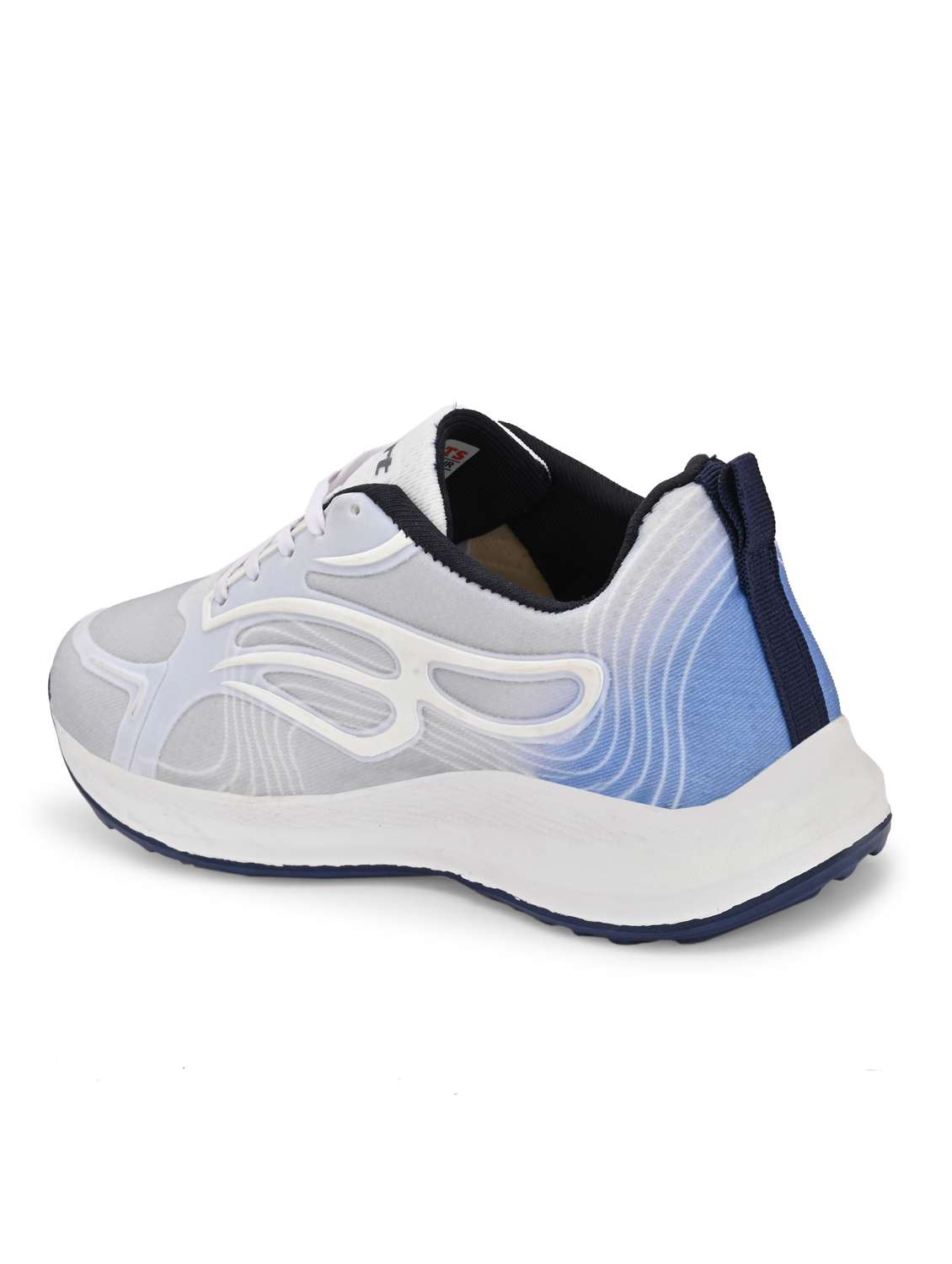 men light blue lace up sport shoes - 22184249 -  Standard Image - 3