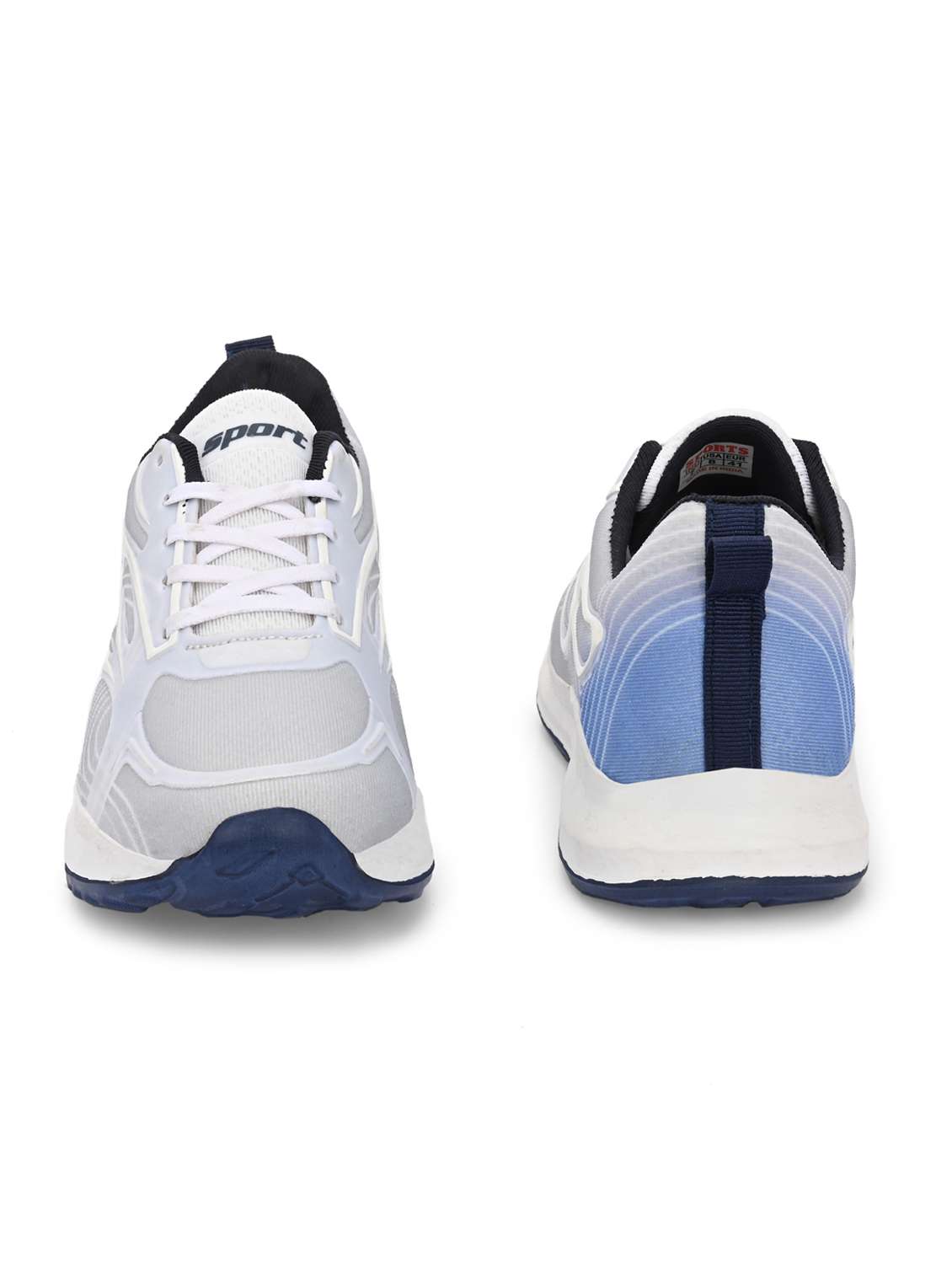 men light blue lace up sport shoes - 22184249 -  Standard Image - 5