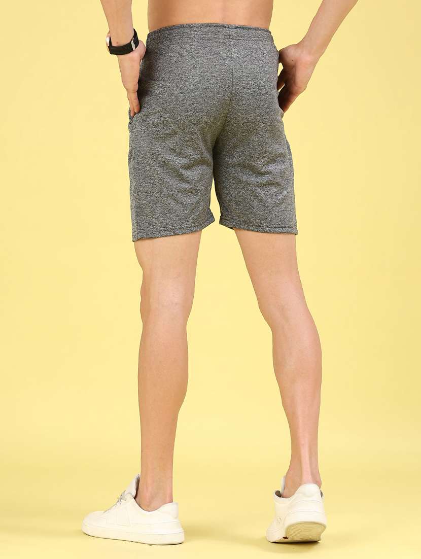 men solid mid rise regular fit sport shorts - 22184413 -  Standard Image - 3