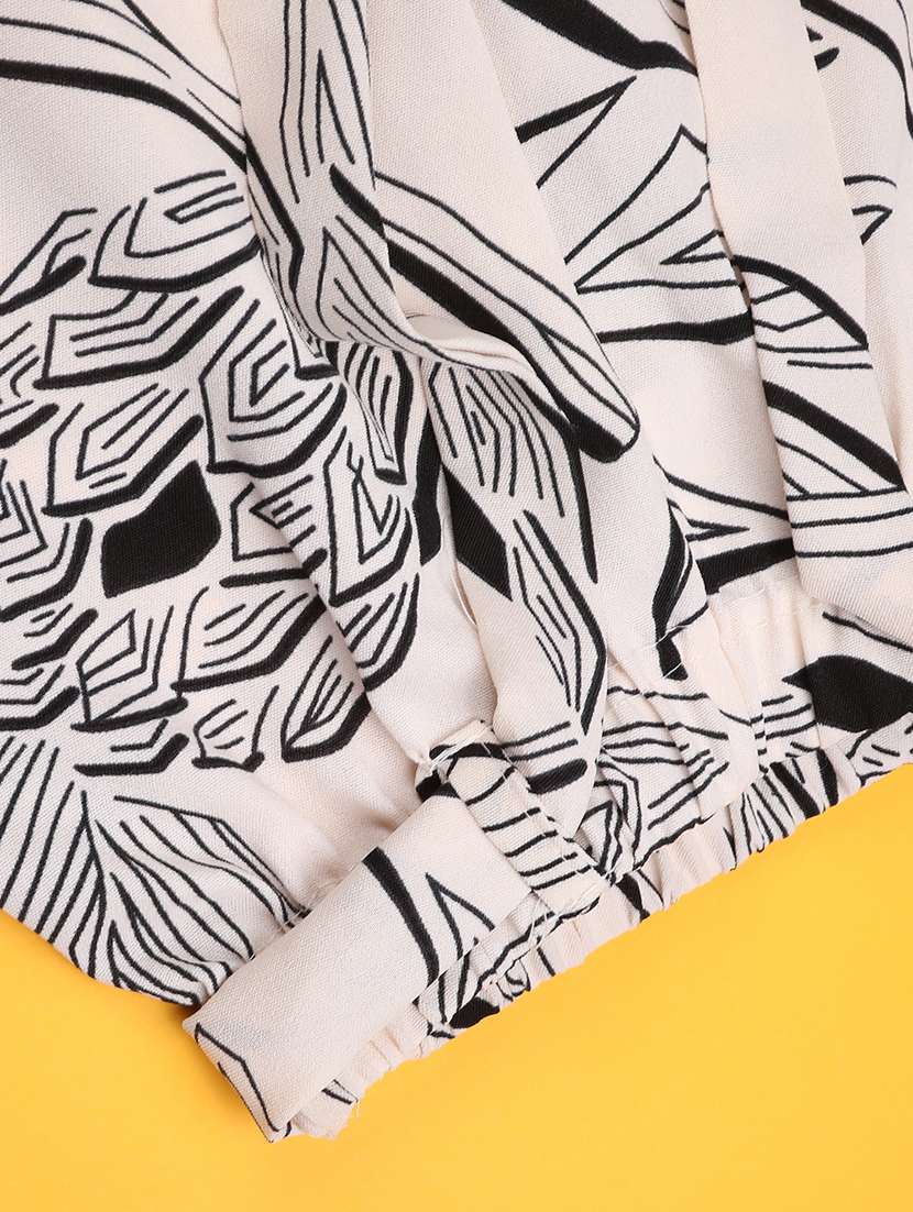 girls printed mid rise palazzo - 22184549 -  Standard Image - 3