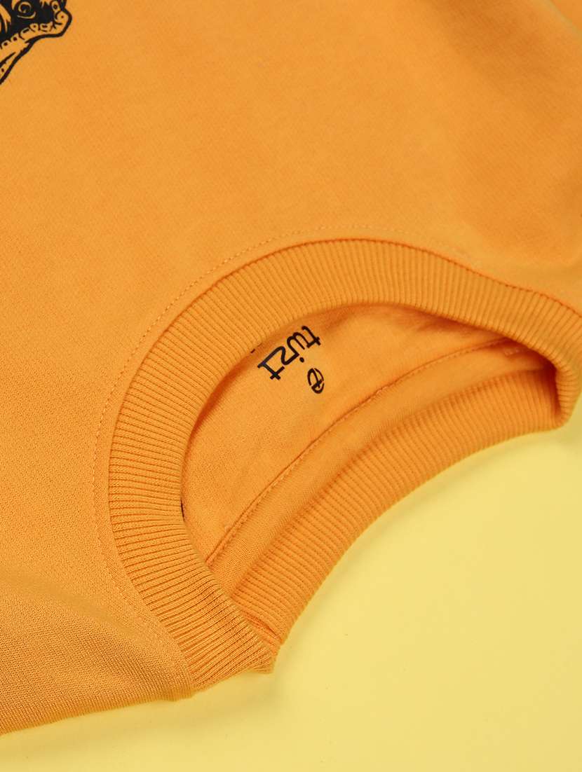 boys front print long sleeve sweatshirt - 22184627 -  Standard Image - 3