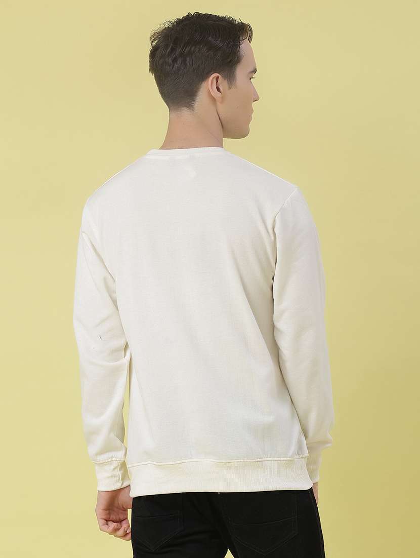 men front print long sleeve regular fit sweatshirt - 22184633 -  Standard Image - 3