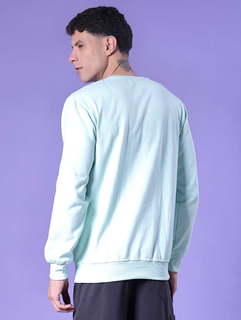 men front print long sleeve regular fit sweatshirt - 22184634 -  Standard Image - 3