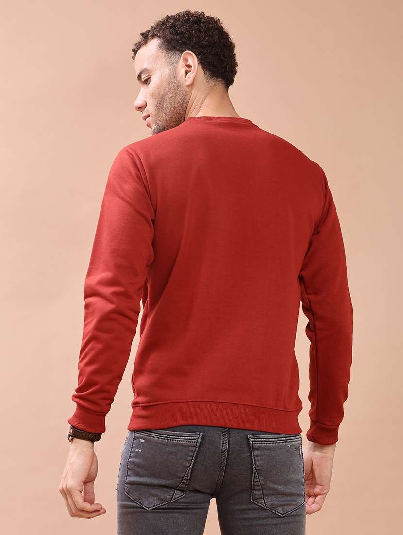 men chest print long sleeve regular fit sweatshirt - 22184636 -  Standard Image - 3