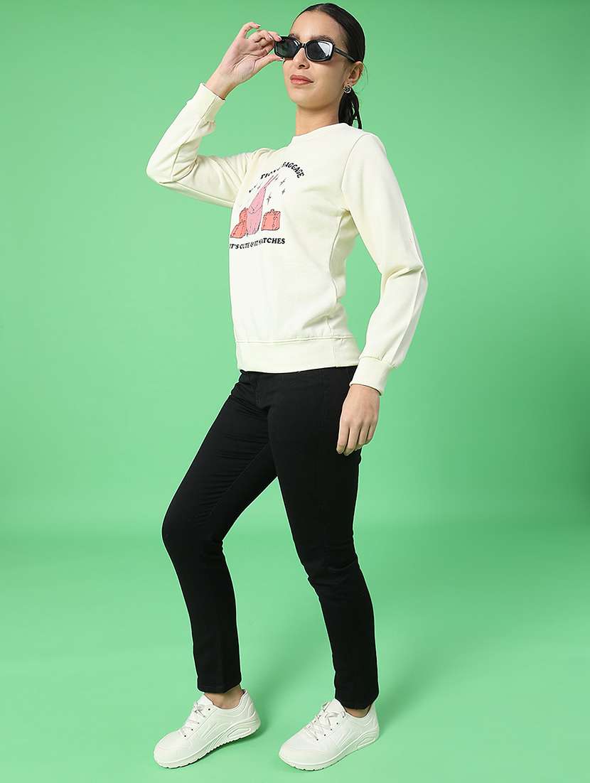 women printed long sleeve sweatshirt - 22184648 -  Standard Image - 5