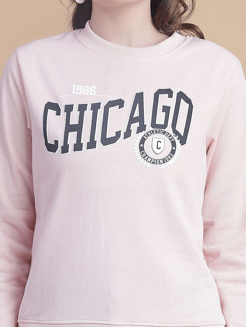 women printed long sleeve sweatshirt - 22184649 -  Standard Image - 5