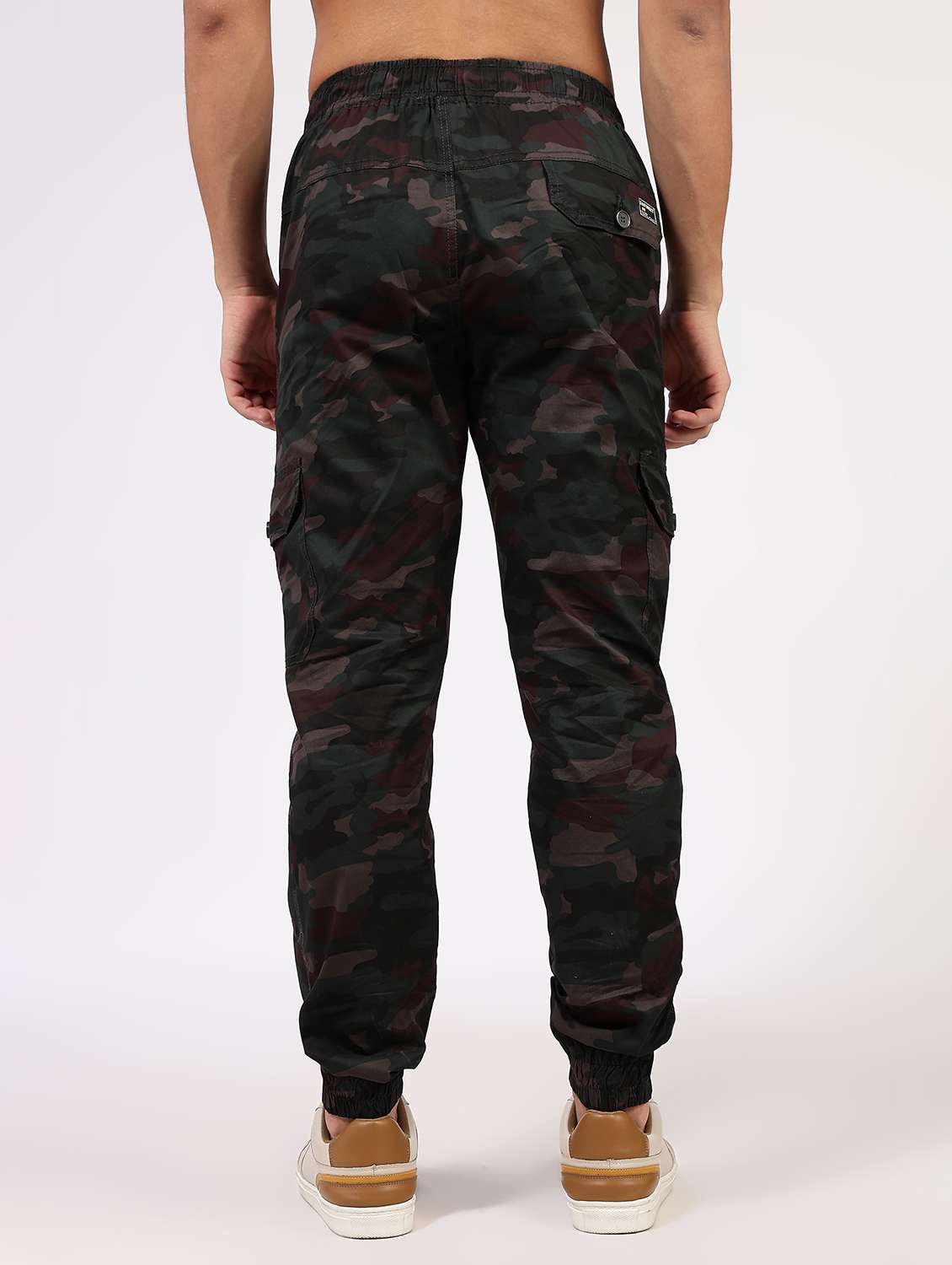 men camouflage mid rise regular fit jogger - 22184664 -  Standard Image - 3