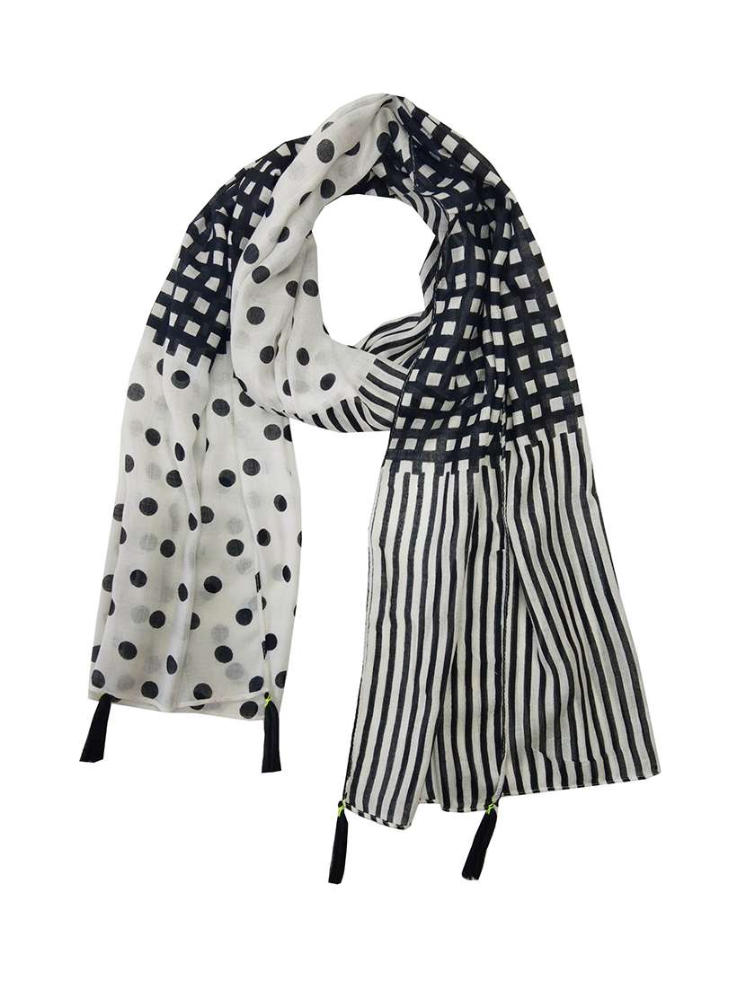 women printed chiffon stole