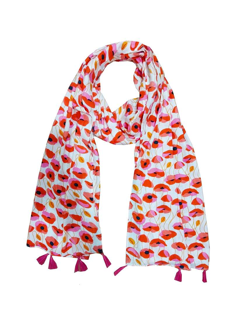 women red printed stole