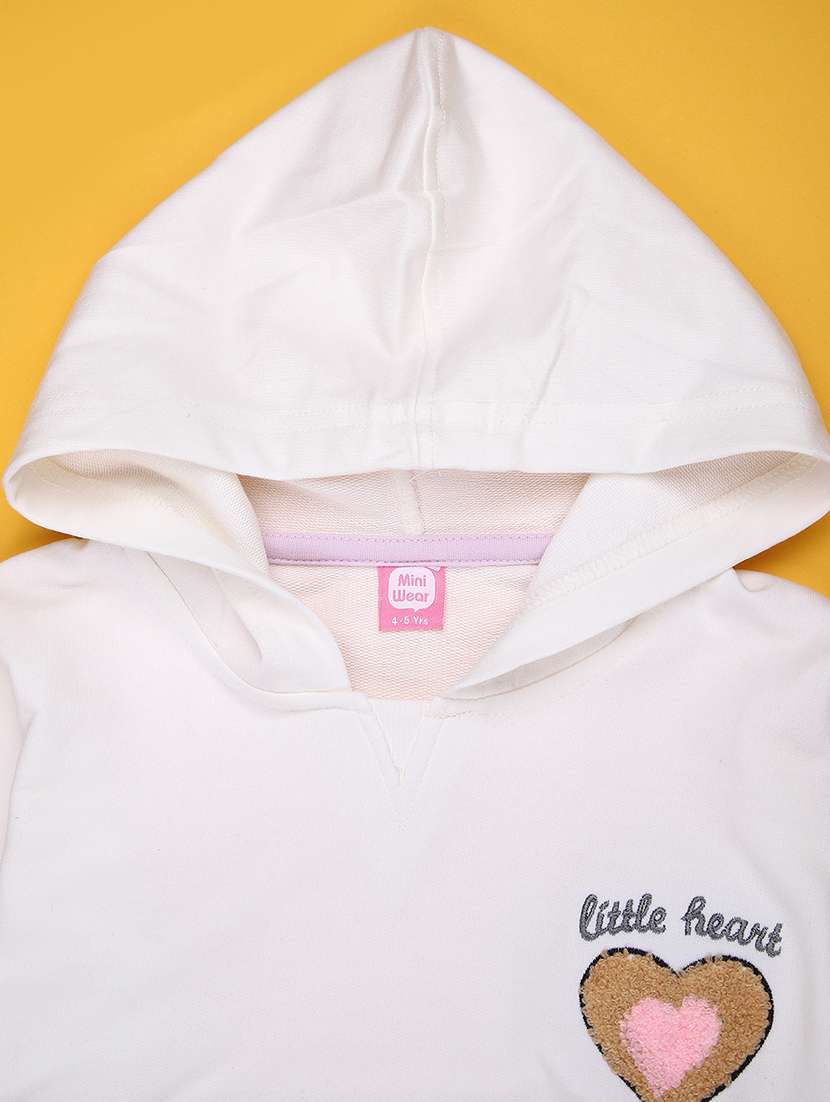 girls printed long sleeve hooded full length set - 22184800 -  Standard Image - 3