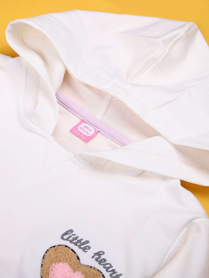 girls printed long sleeve hooded full length set - 22184800 -  Standard Image - 5