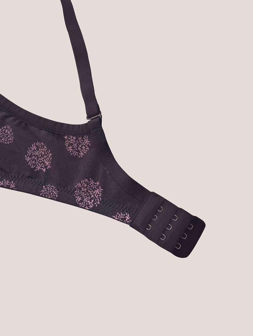 women printed lightly padded t-shirt bra - 22184805 -  Standard Image - 3