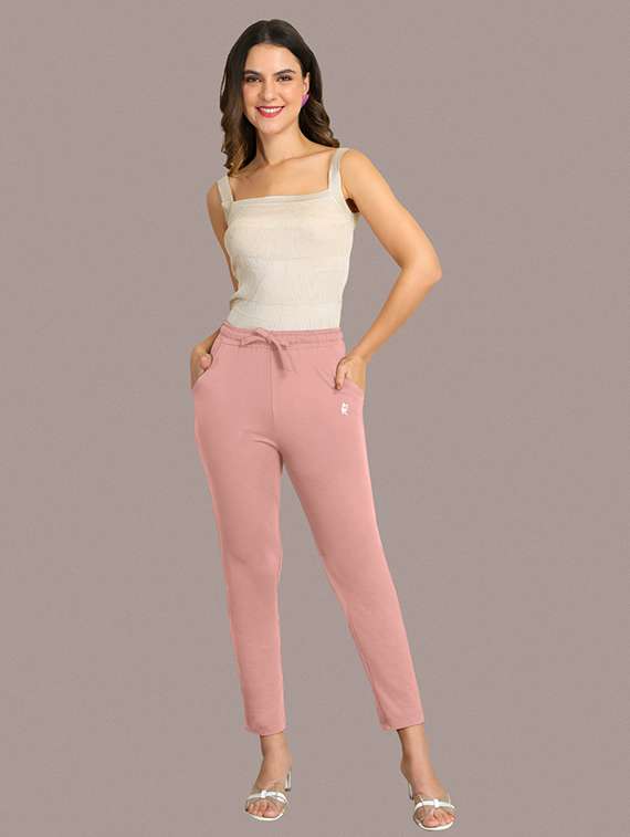 women solid mid rise loungewear pyjama - 22184814 -  Standard Image - 3