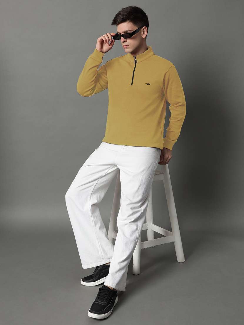 men solid long sleeve regular fit sweatshirt - 22184903 -  Standard Image - 3