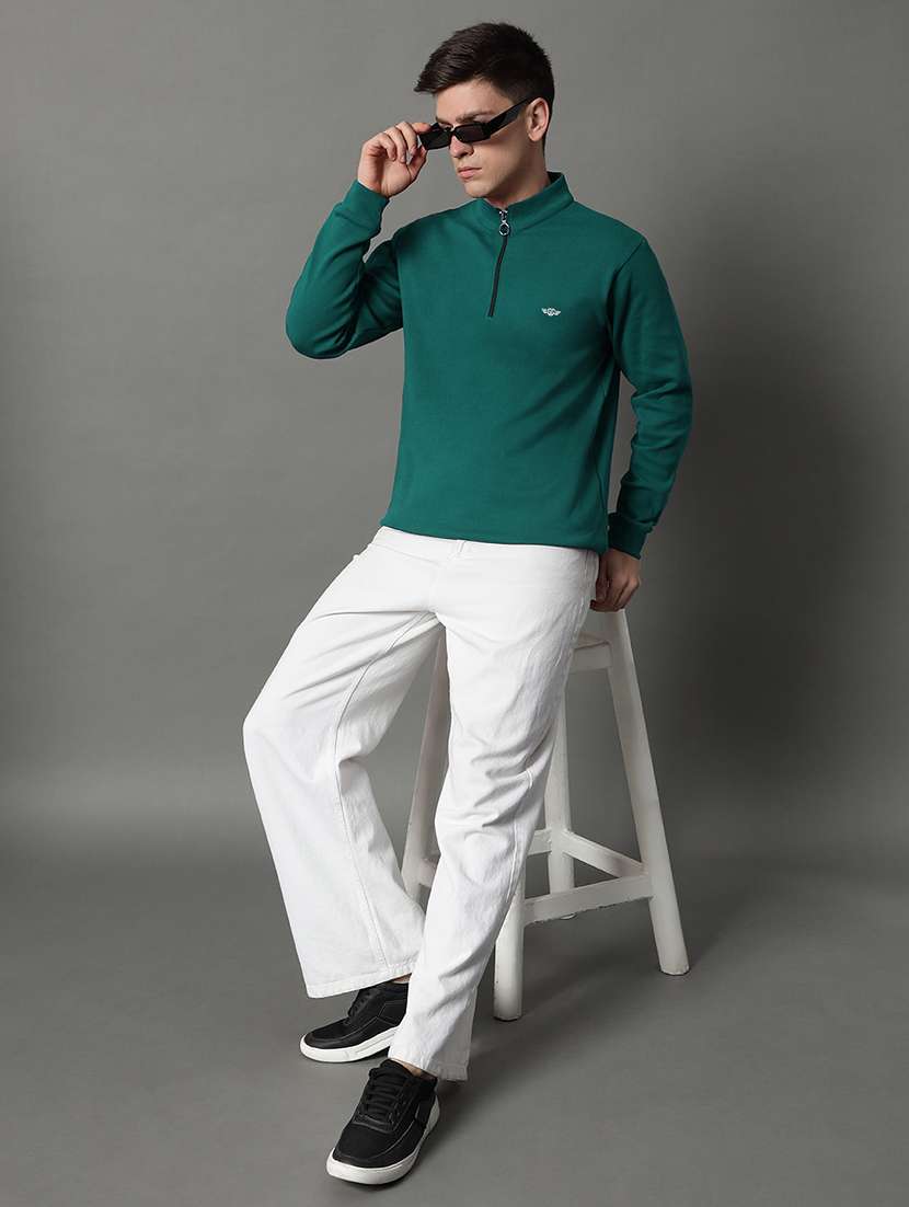 men solid long sleeve regular fit sweatshirt - 22184919 -  Standard Image - 3