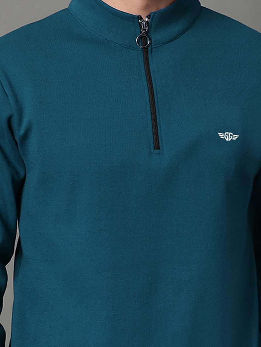 men solid long sleeve regular fit sweatshirt - 22184920 -  Standard Image - 3