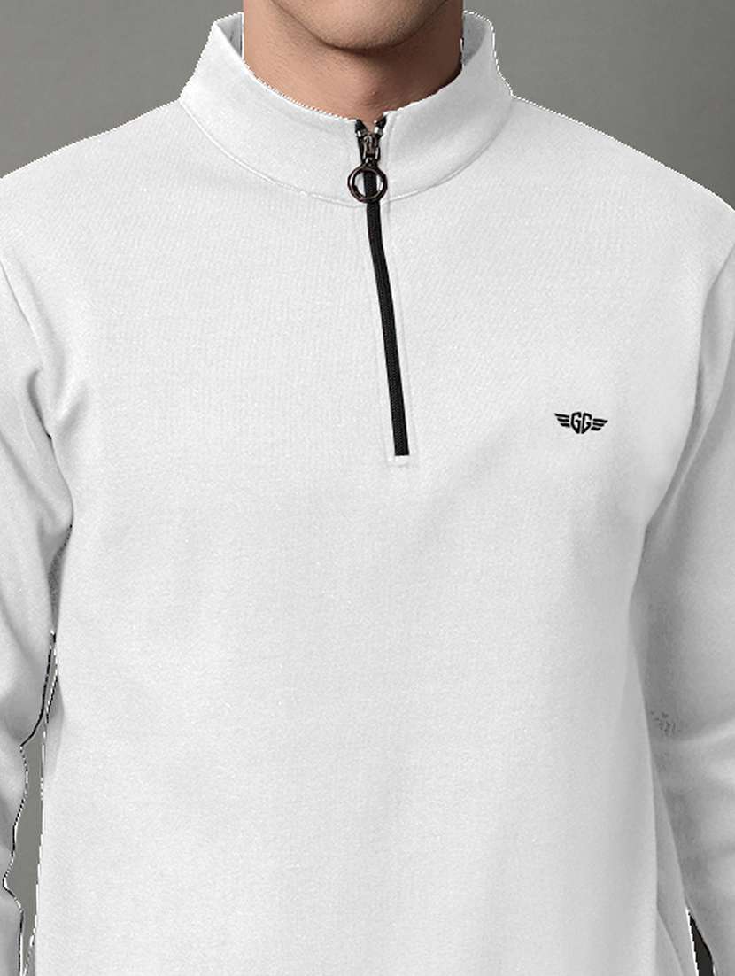 men solid long sleeve regular fit sweatshirt - 22184922 -  Standard Image - 3