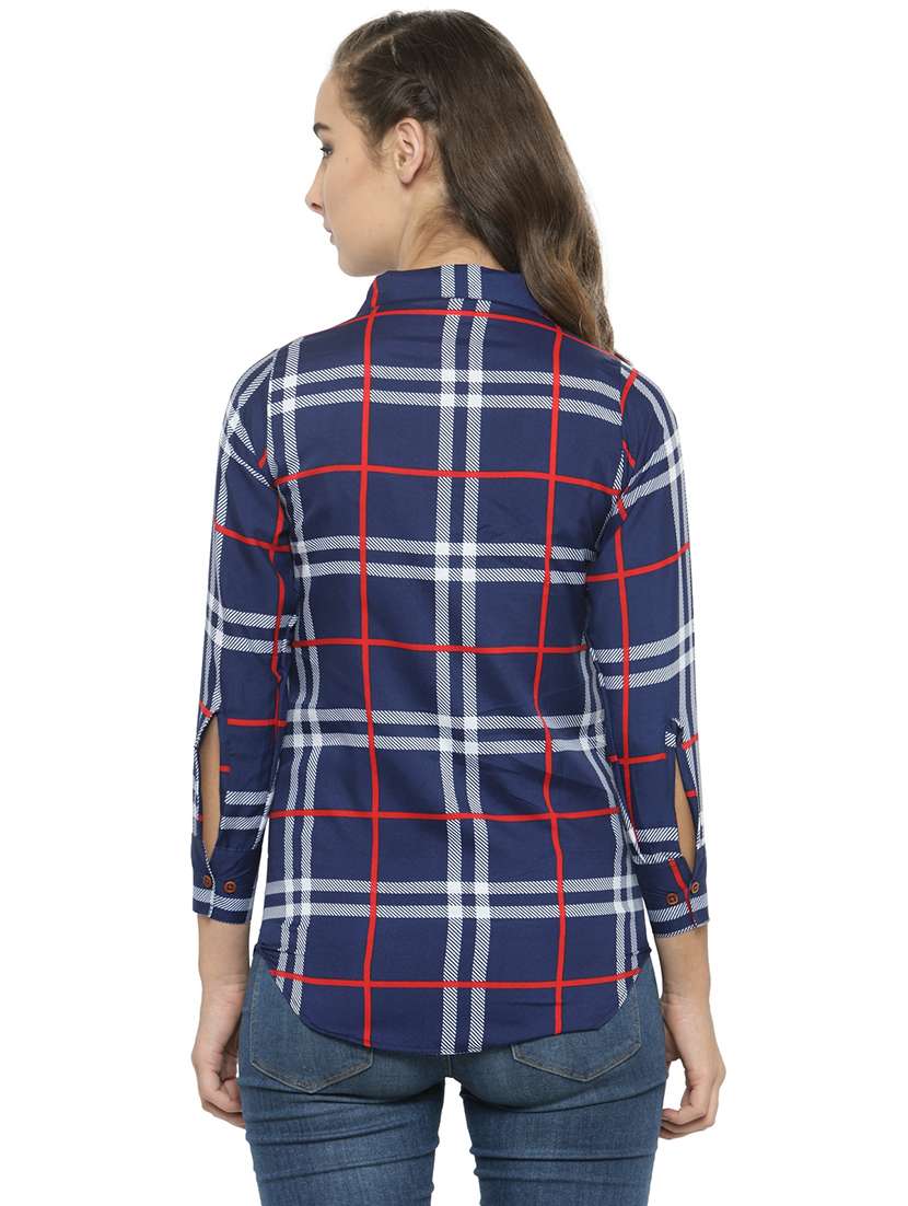 women collared long sleeve regular fit shirt - 22184966 -  Standard Image - 3