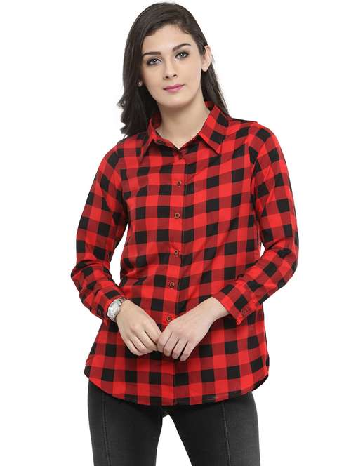 women collared long sleeve regular fit shirt - 22184967 -  Standard Image - 0